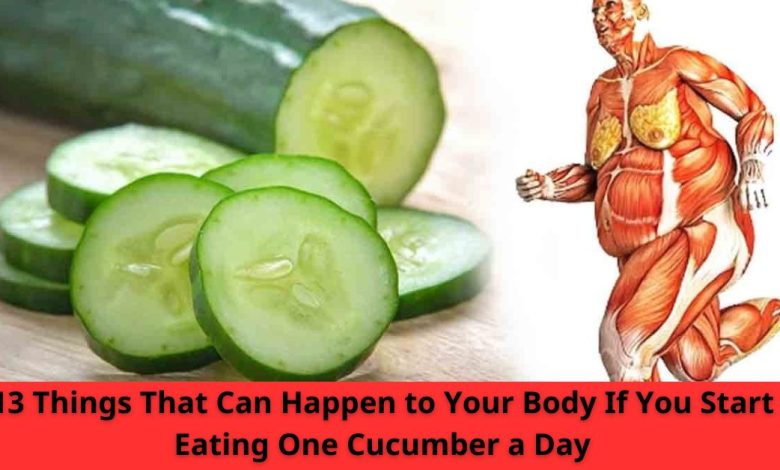 13 Things That Can Happen to Your Body If You Start Eating One Cucumber a Day