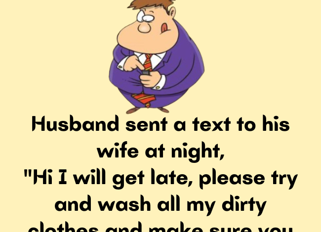 Husband Sent A Text To His Wife At Night