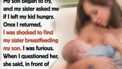 I came home and found my sister breastfeeding my son — I called the cops