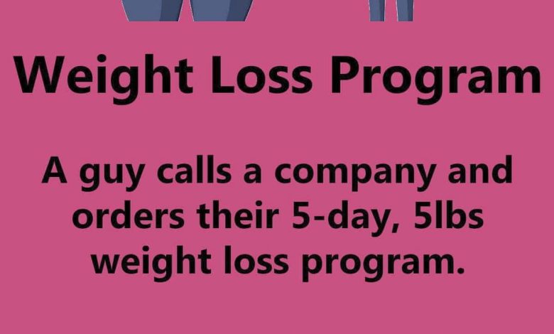 Joke Weight Loss Program