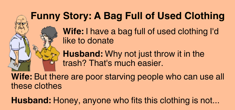 Short Story: A Bag Full of Used Clothing