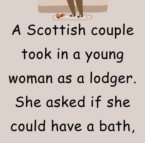 A Scottish couple took in a young woman