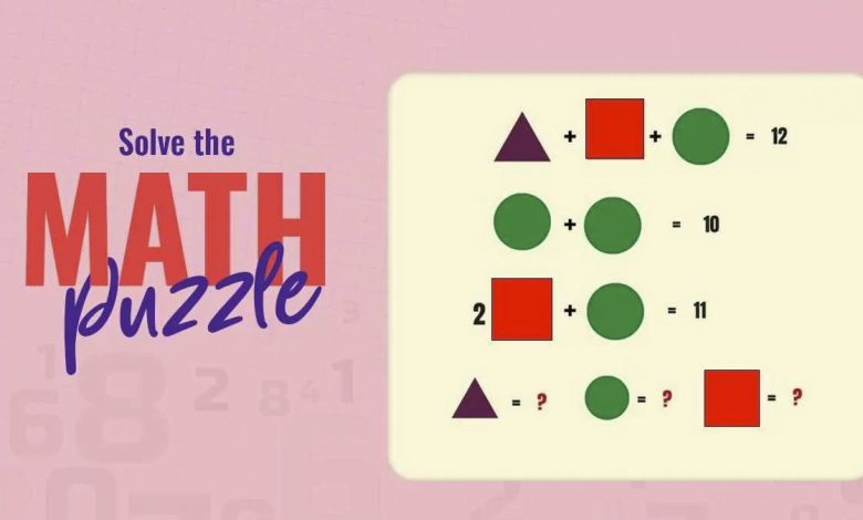 Math puzzle find the value in 11