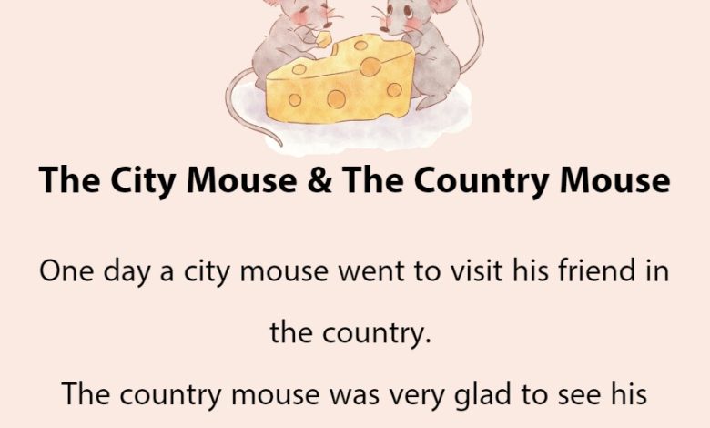 Story The City Mouse The Country Mouse thumb