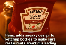 Heinz Adds Sneaky Design To Ketchup Bottles To Make Sure Restaurants Arent Misleading Customers1