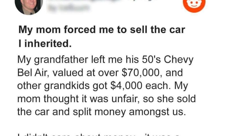 Mother Forced Son To Sell The Car He Inherited e1726190771933