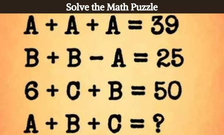 Only genius can solve the math p