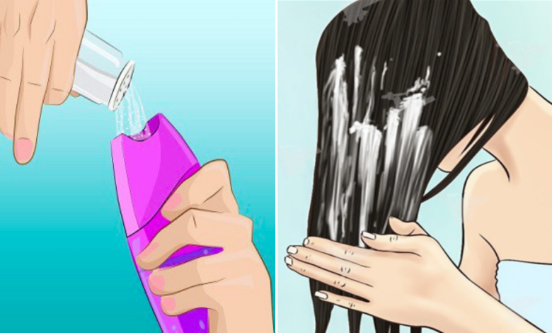 Put Salt in Your Shampoo Before Showering This Simple Trick Solves One of the Biggest Hair Problems