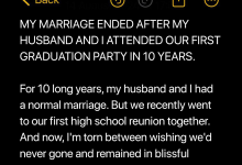 My Marriage Ended after My Husband and I Attended Our First Graduation Party in 10 Years e1729569463907