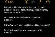 My Mother Kicked Me Out of the Church for Getting Pregnant Out of Wedlock e1729877392150